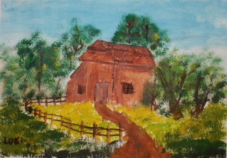 An Old Barn (6), Acrylics, 40x30cm